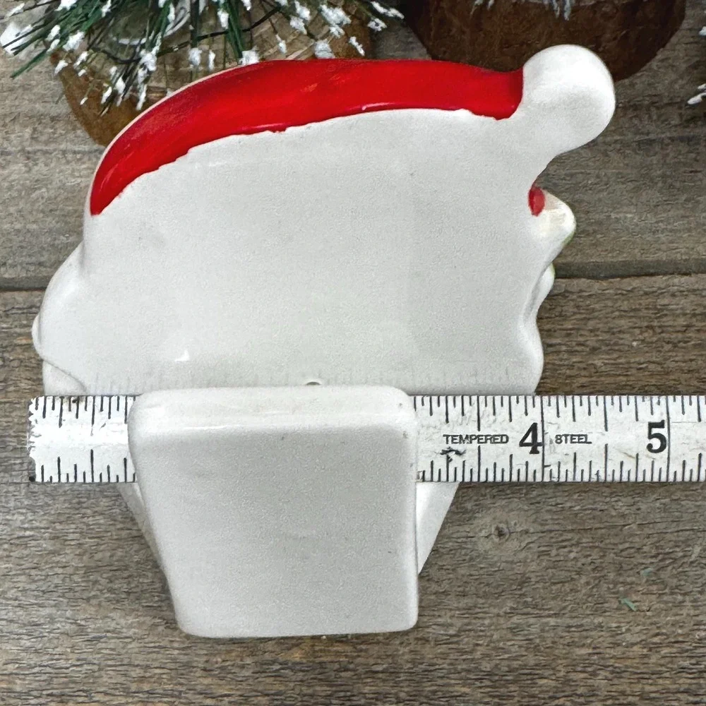 Vintage Josef Originals Santa napkin holder: Christmas decor‎